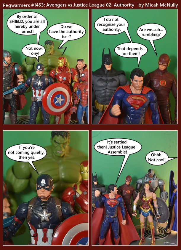 1453. Avengers vs Justice League 02: Authority