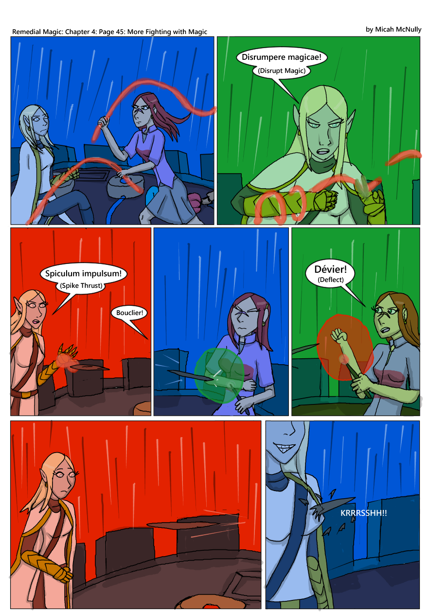 Ch 4: Pg 45: More Fighting With Magic