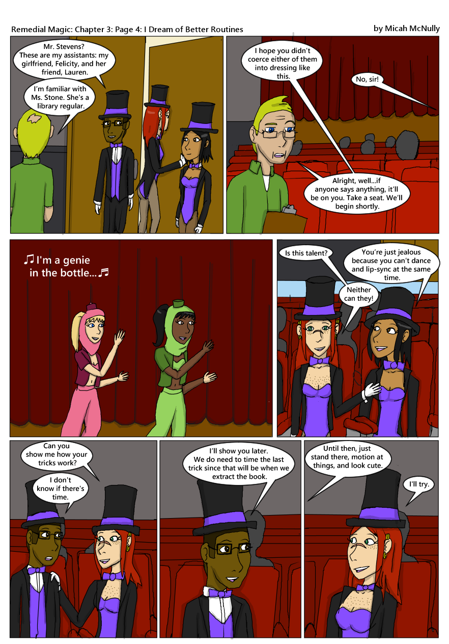 Ch 3: Page 4: I Dream of Better Routines