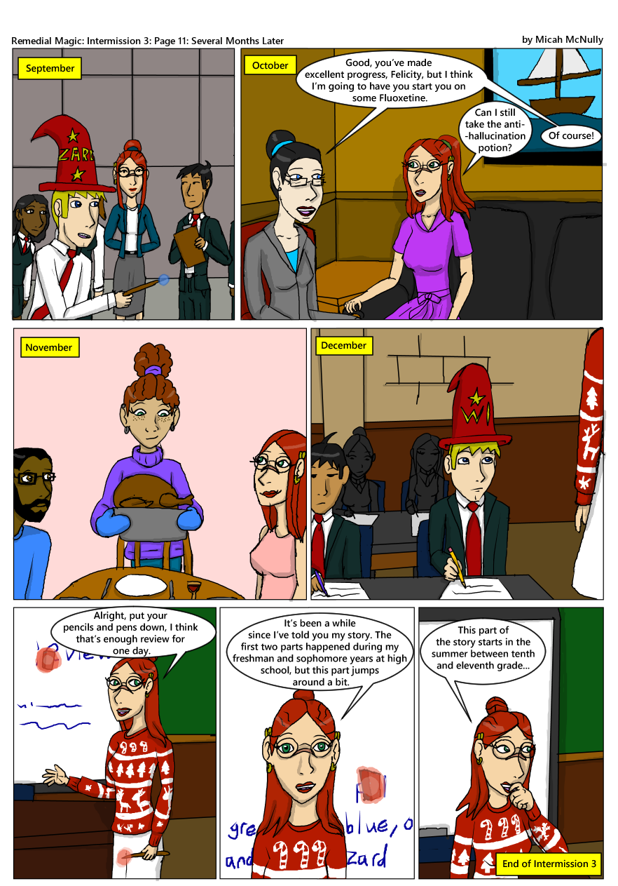 Intermission 3: Page 11: Several Months Later