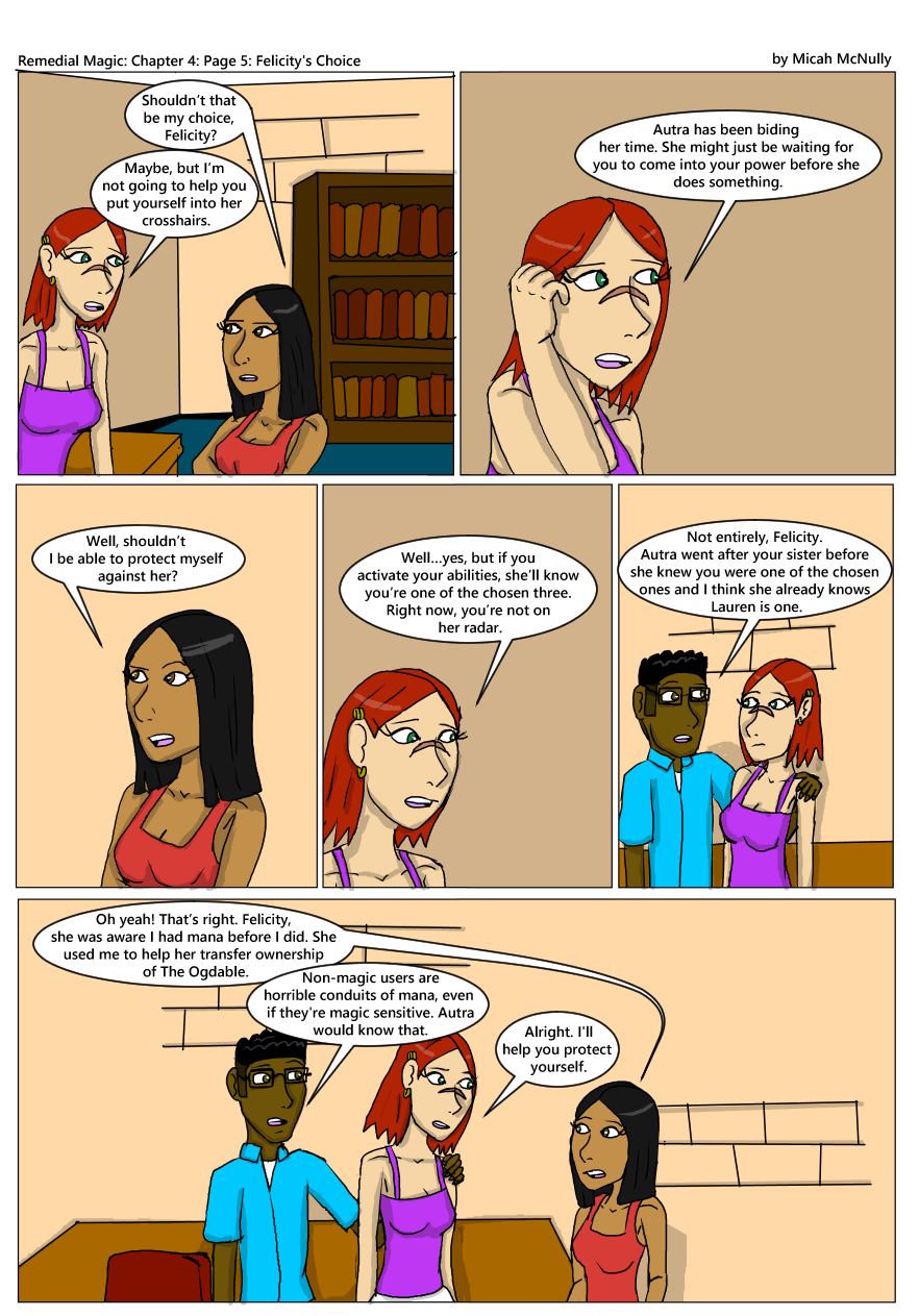 Ch 4: Page 5: Felicity's Choice