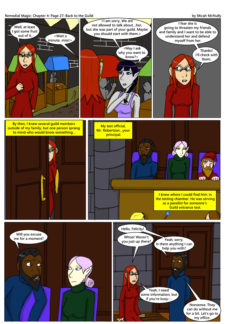 Ch 4: Pg 27: Back to the Guild