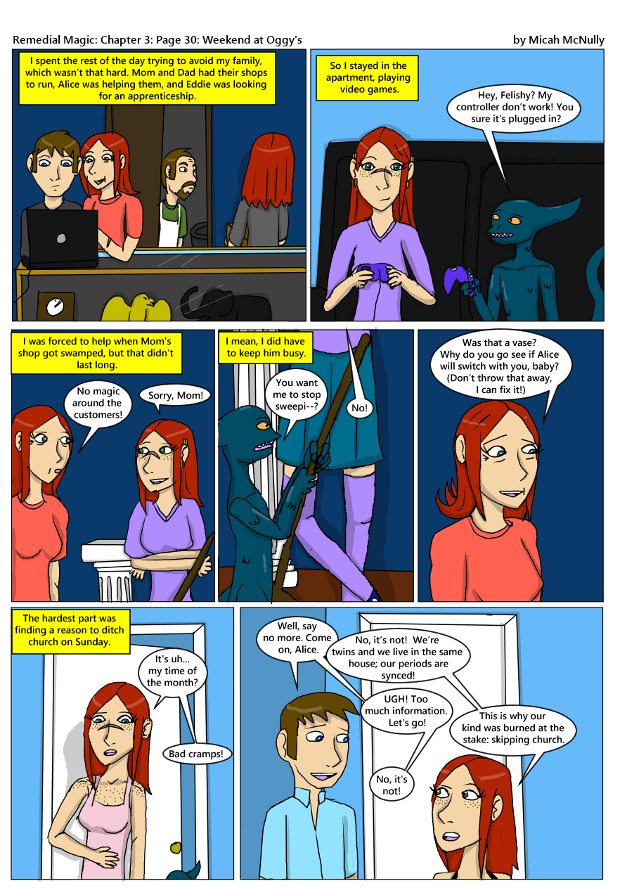 Ch3: Page 30: Weekend at Oggy's
