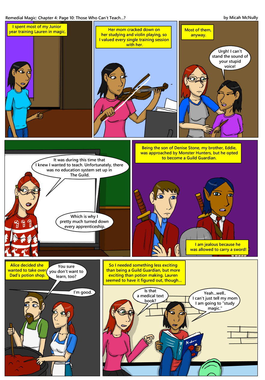 Ch 4: Page 10: Those Who Can't Teach...?