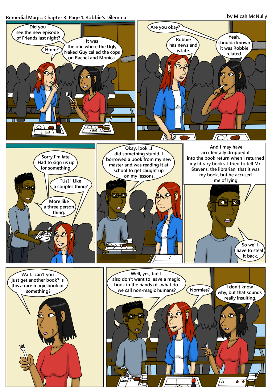 Ch 3: Page 1: Robbie's Dilemma