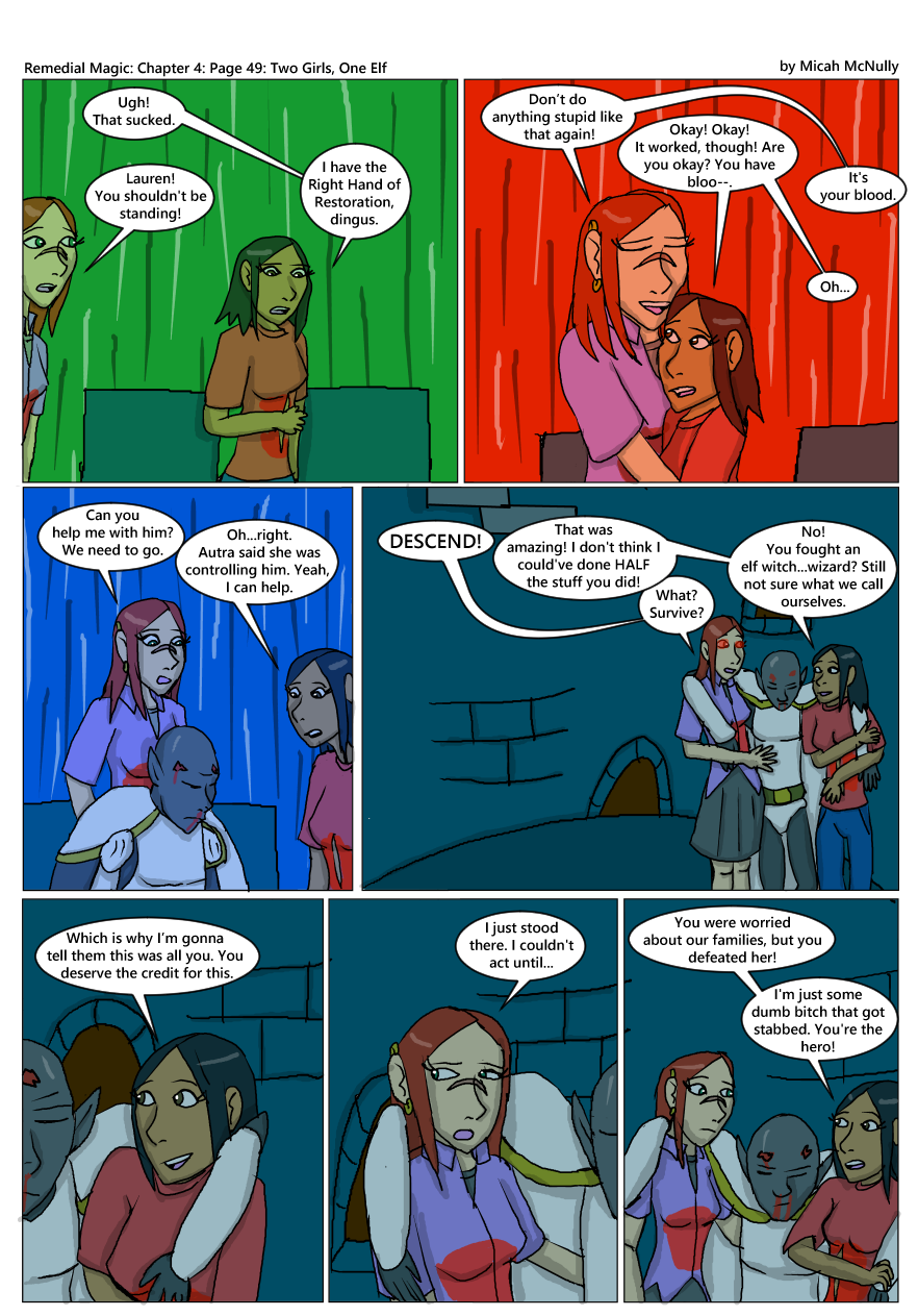 Ch 4: Pg 49: Two Girls, One Elf