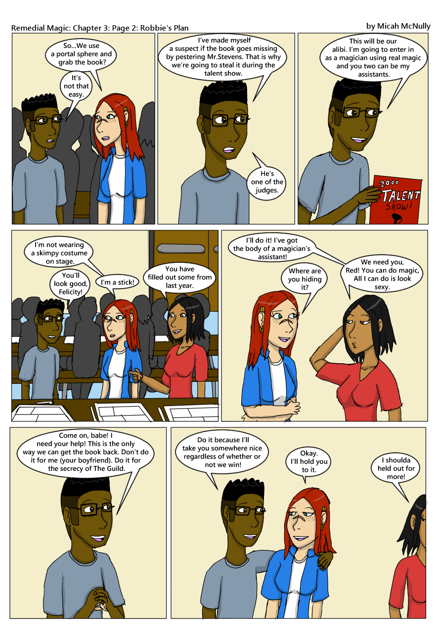 Ch 3: Page 2: Robbie's Plan