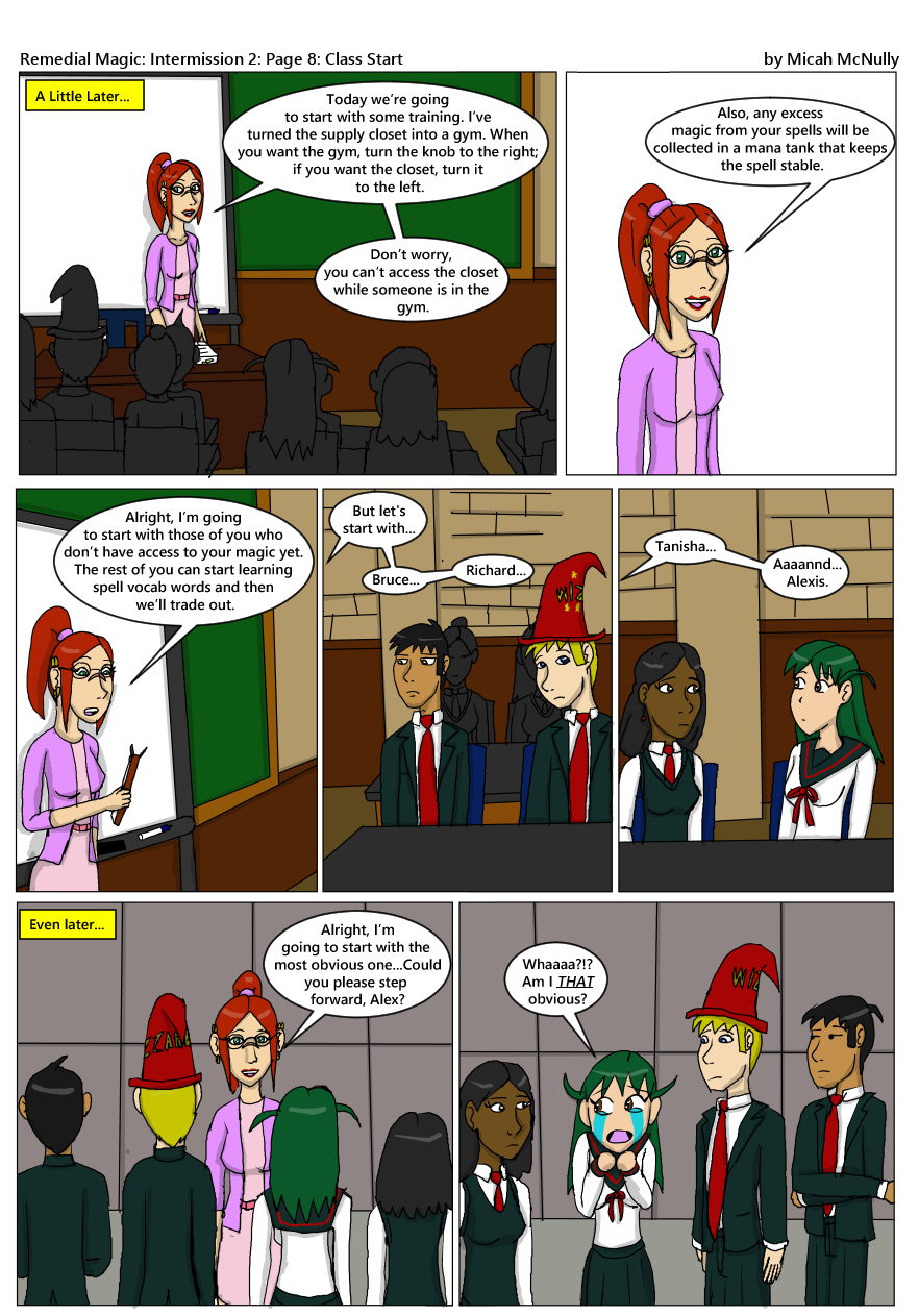 Intermission 2: Page 8: Class Start