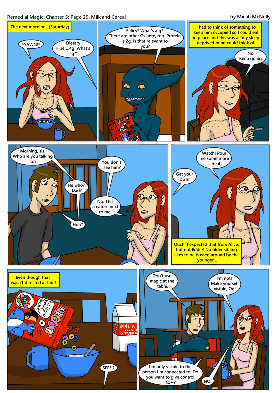 Ch 3: Page 29: Milk and Cereal