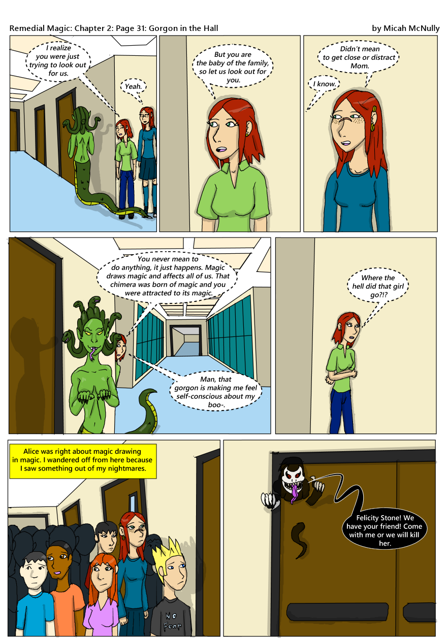 Ch 2: Page 31: Gorgon in the Hall