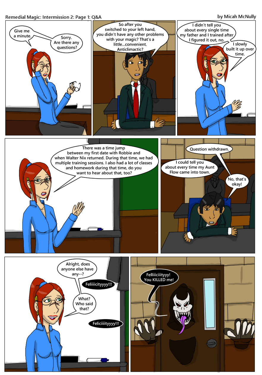 Intermission 2: Page 1: Q&A