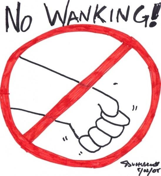 NO WANKING