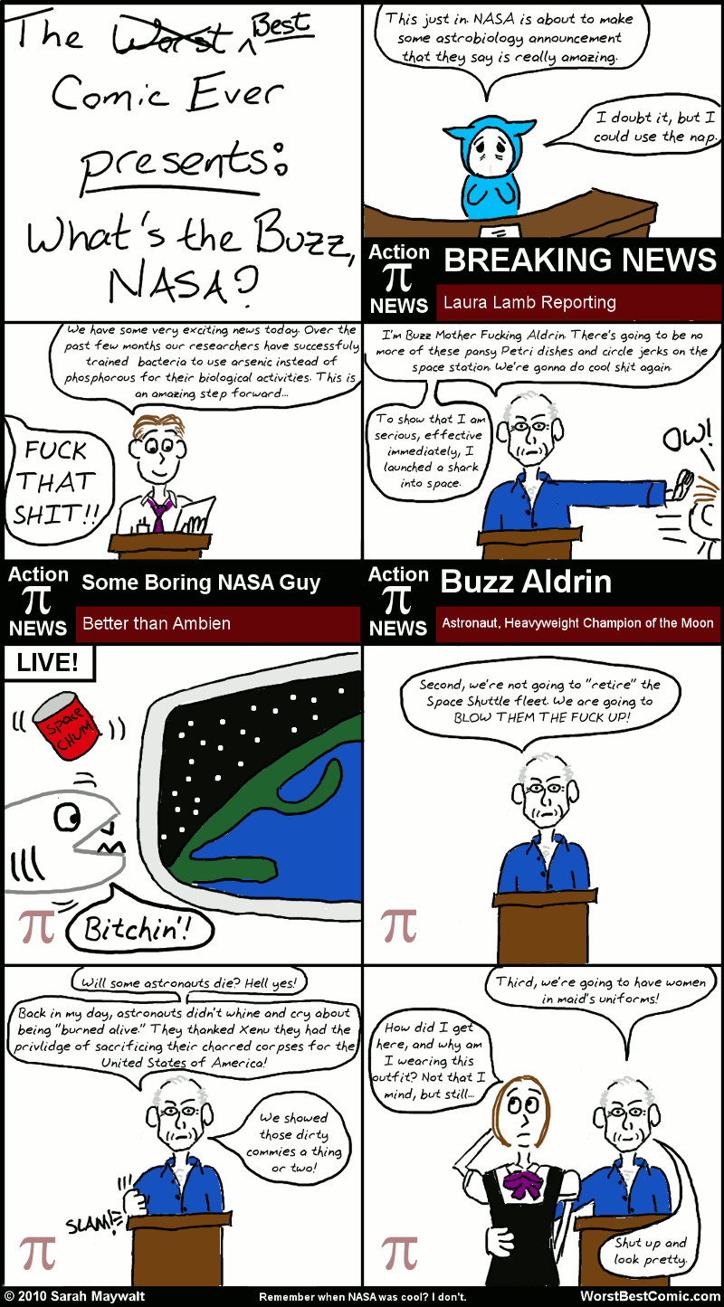 Worst Best Comic Ever: What's the Buzz, NASA?