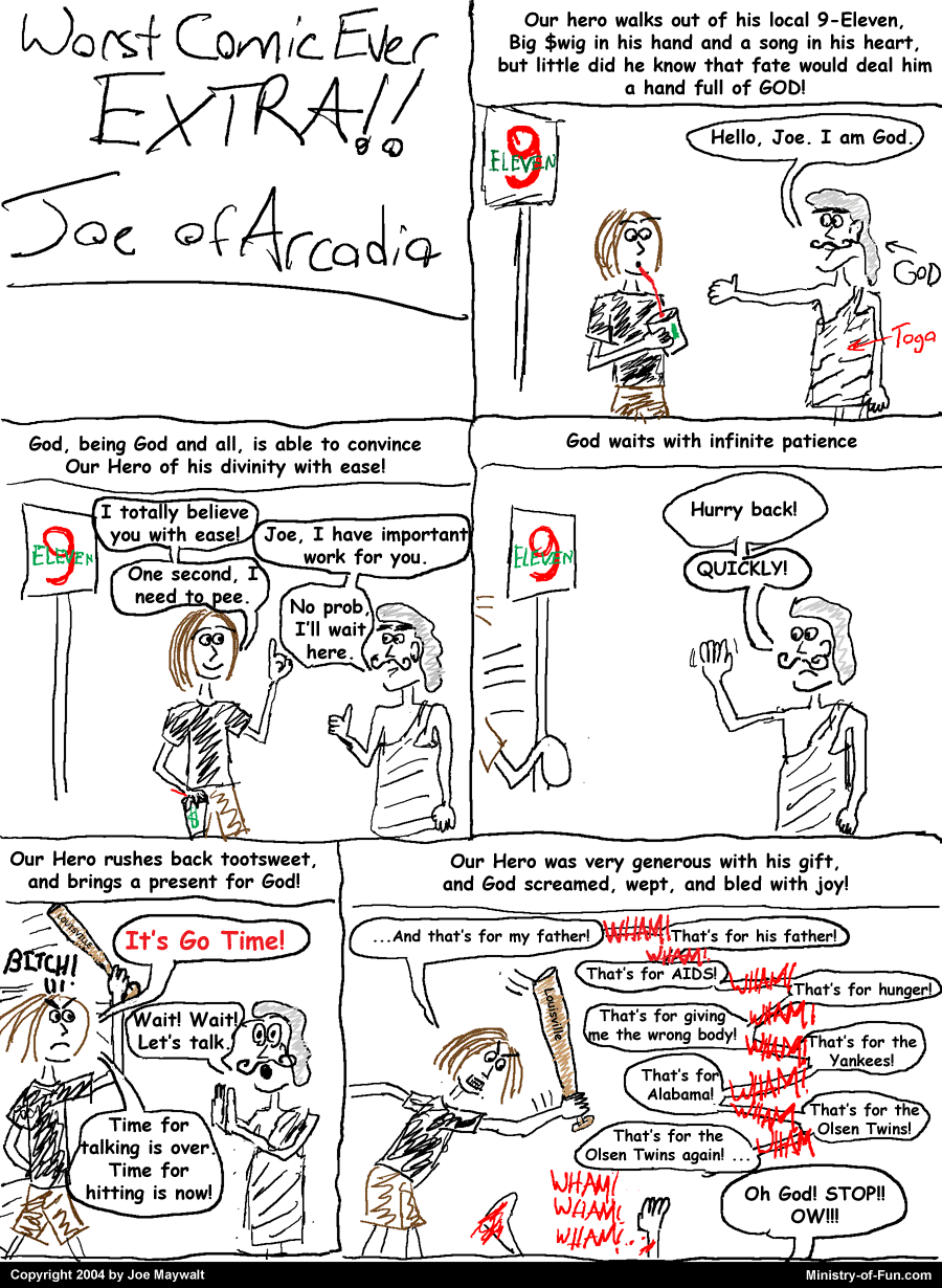 Classic Worst Best Comic Ever: Joe of Arcadia