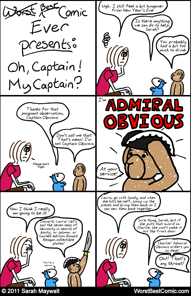 Worst Best Comic Ever: Oh, Captain! My Captain?