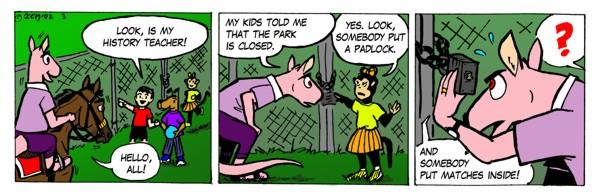 Rondy & Company (in English) - Adventure in the park, 3rd strip