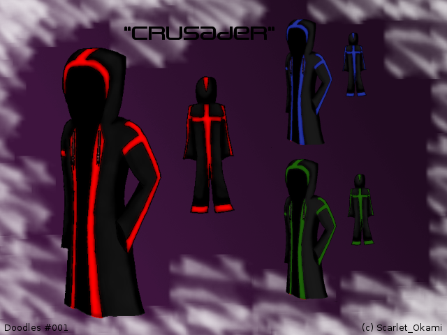 Doodles #001  "Crusader"