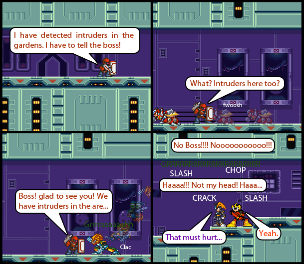 440 - Boss we got intruders