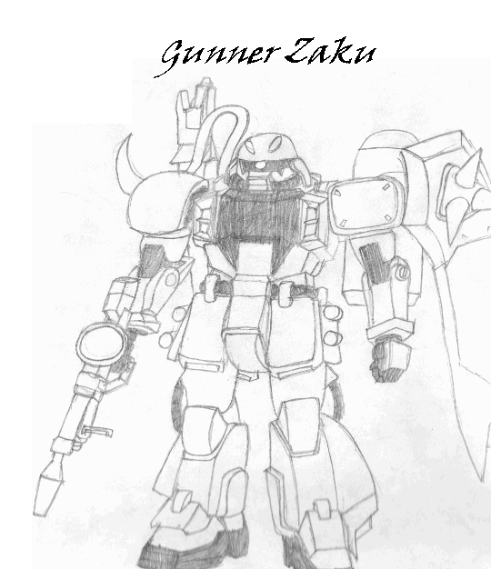 Drawing Zaku