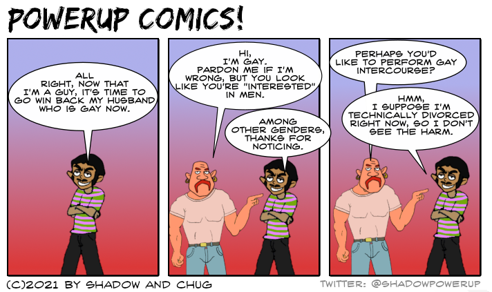 No harm in gay intercourse