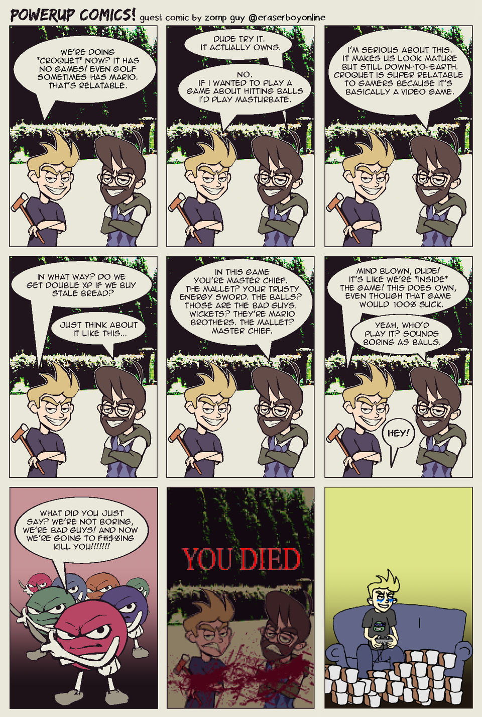 Guest comic from Eraser Boy Online