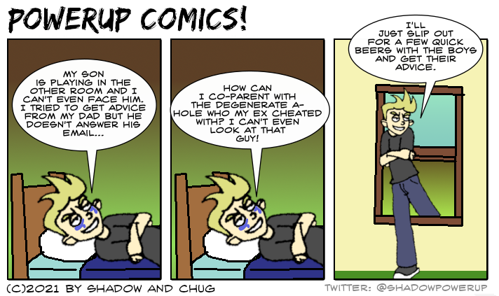 Sneaking out for advice... and a cold one!