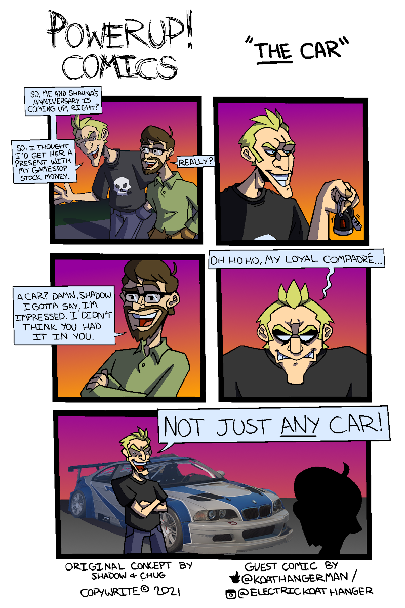 Guest comic from Electric Koat Hanger Man