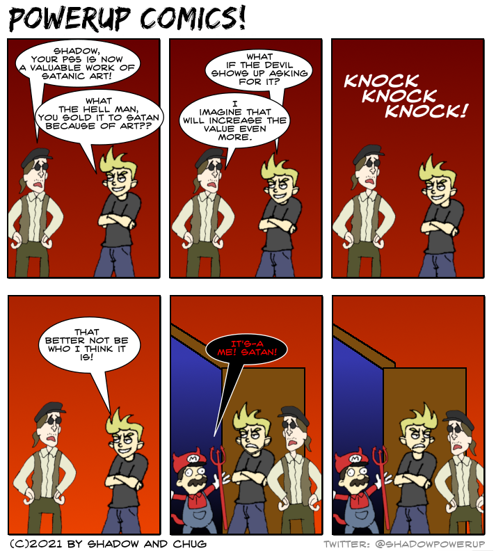 It's-a me! Satan!