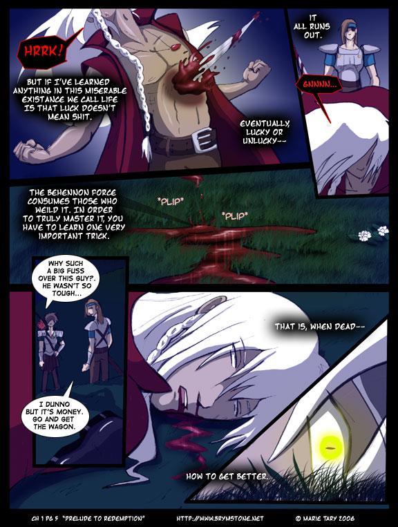 Chapter 1 page 5 - Ouch.