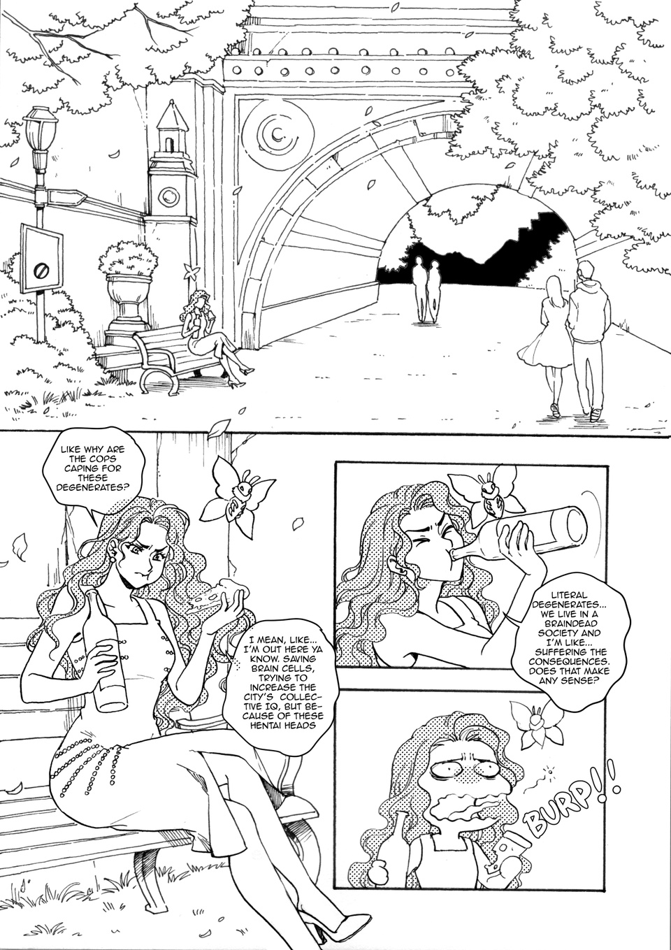 Chapter 3: Hentai Kills Brain Cells! -- Page 12