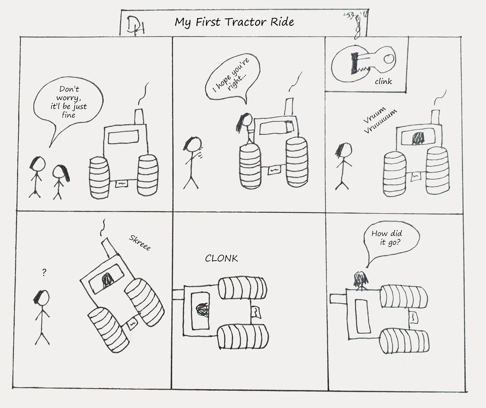 The First Tractor Ride