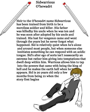 Character Profile: Sidwarrious O'hewadrt