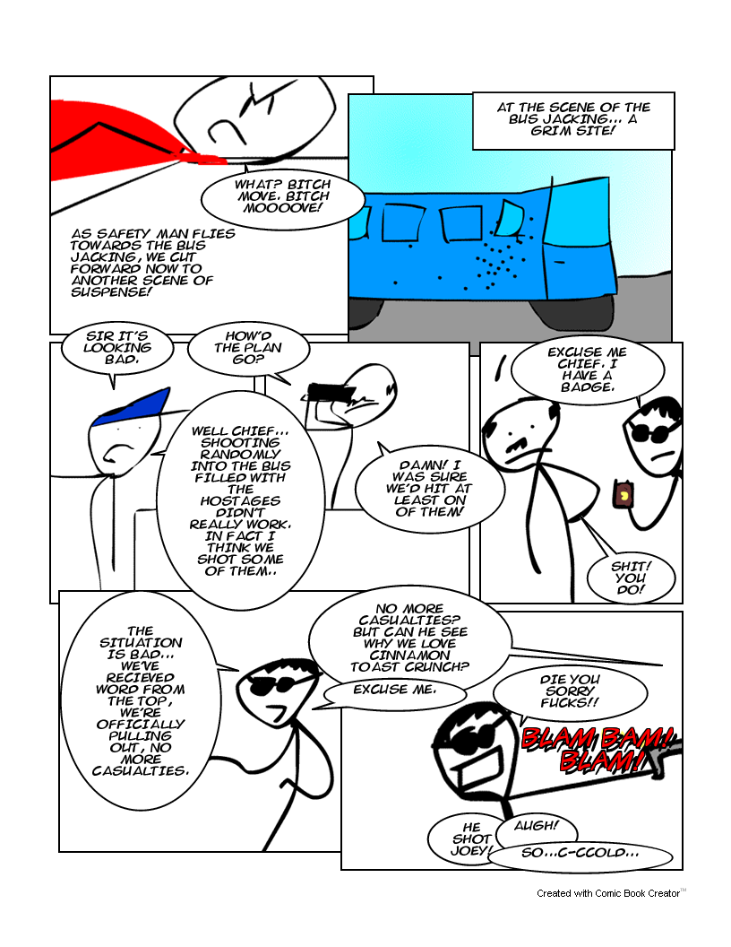 Safety Man #3 page 1