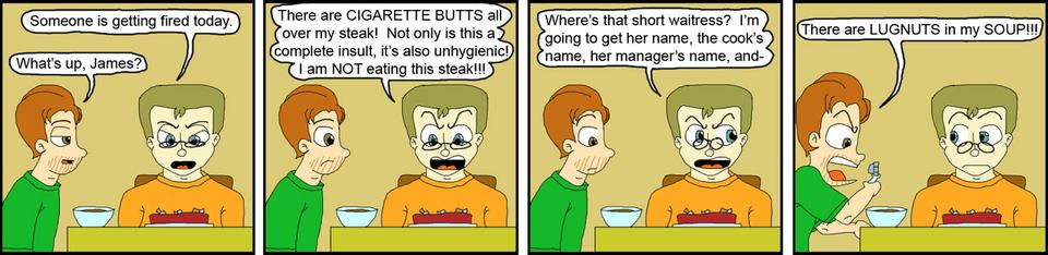 115 - Andy and James at a Diner