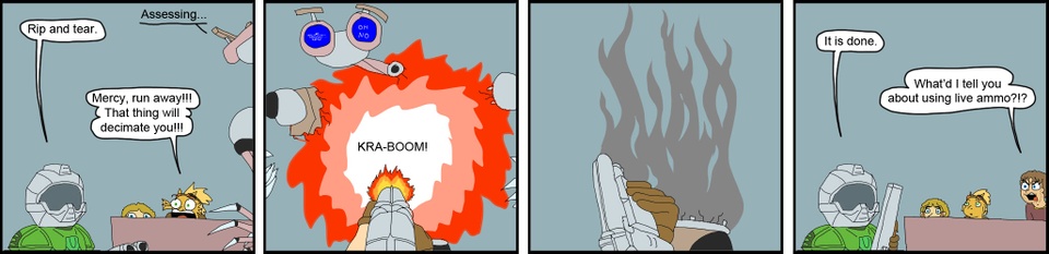 863 - Rover meets boomstick