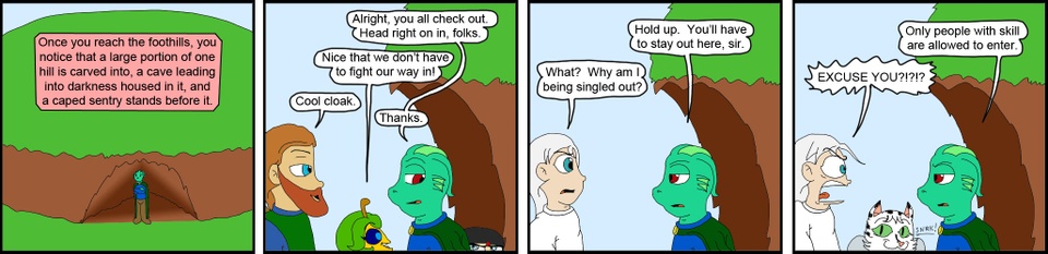 894 - A cavernous entrance