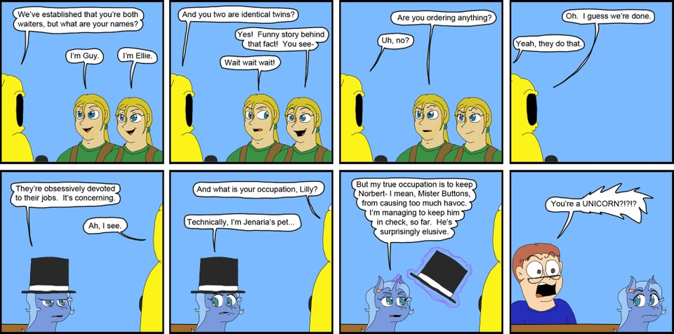 873 - Interviewing bar workers and horse