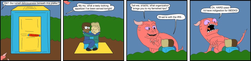 1050 - T-Rex snacking