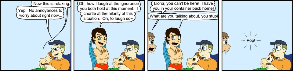 229 - A rude visit at the beach