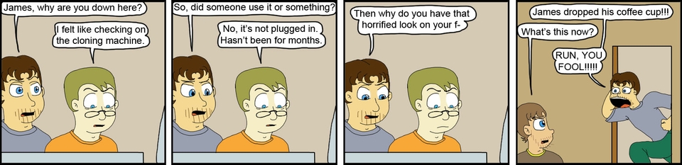 361 - James looks upon the cloner
