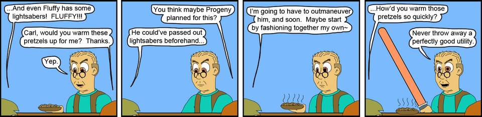 407 - Complaining to Carl about sabers