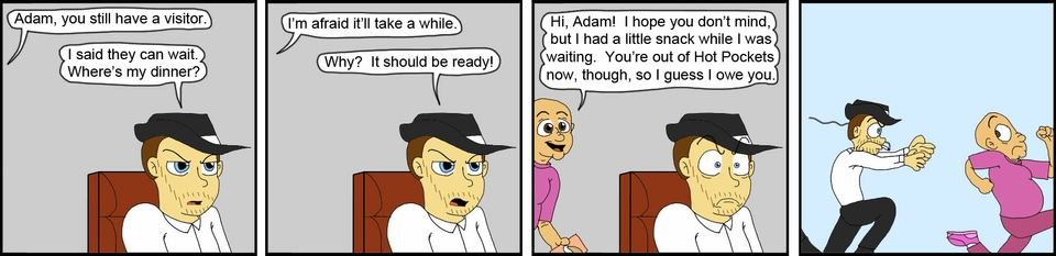 441 - Adam leaves the house