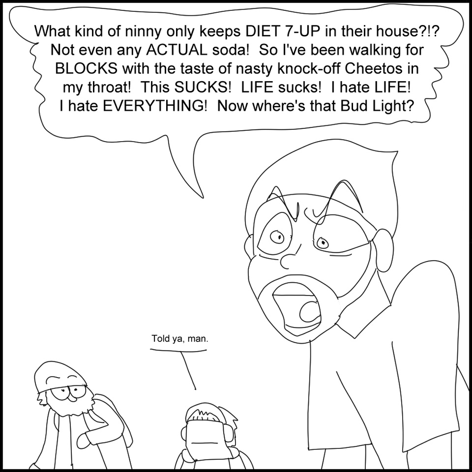 Sketch time - Brett returns home