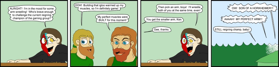 1096 - Double the arm wrestling power