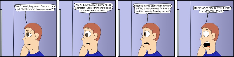 978 - Cats in the yard