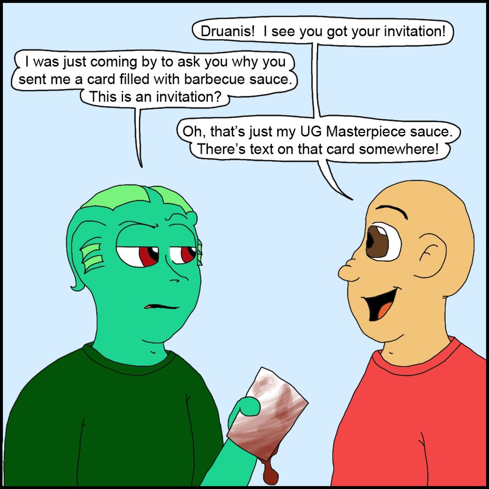 822 - Barbecue invites