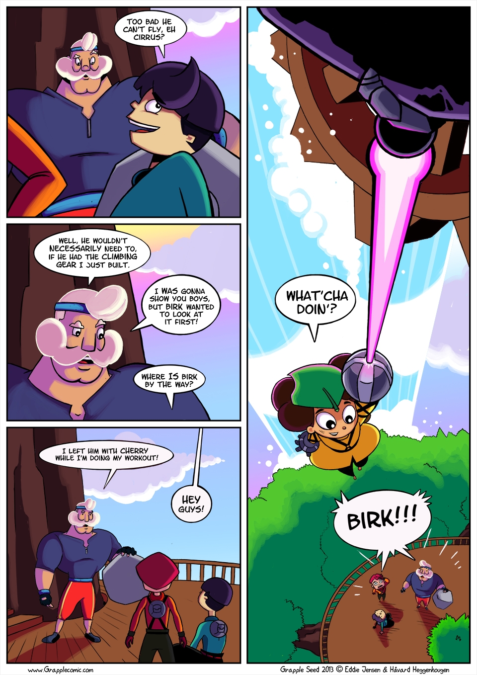 Chapter 1: Hang in there! page 4