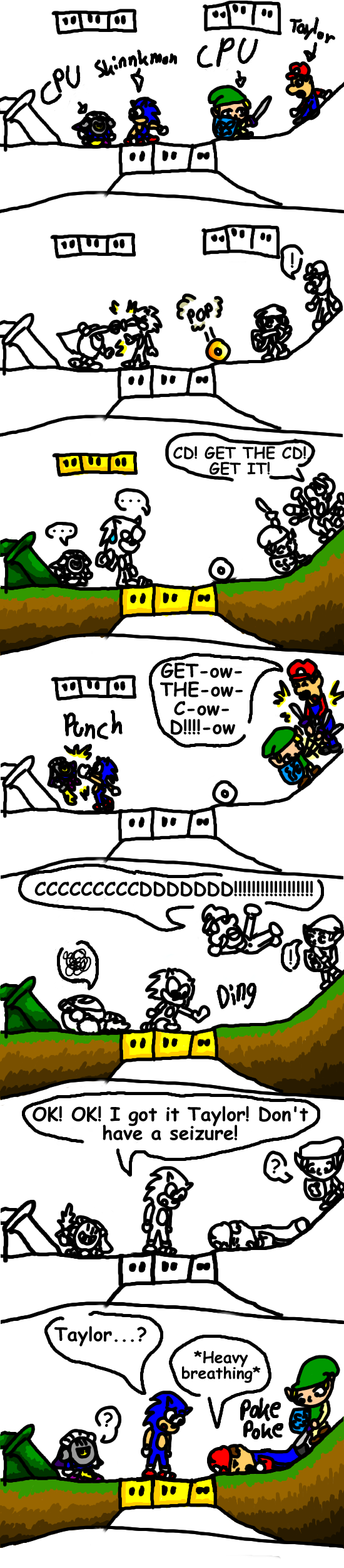 R.A.S.F. Page #3 Playing Super Smash Bro. Brawl