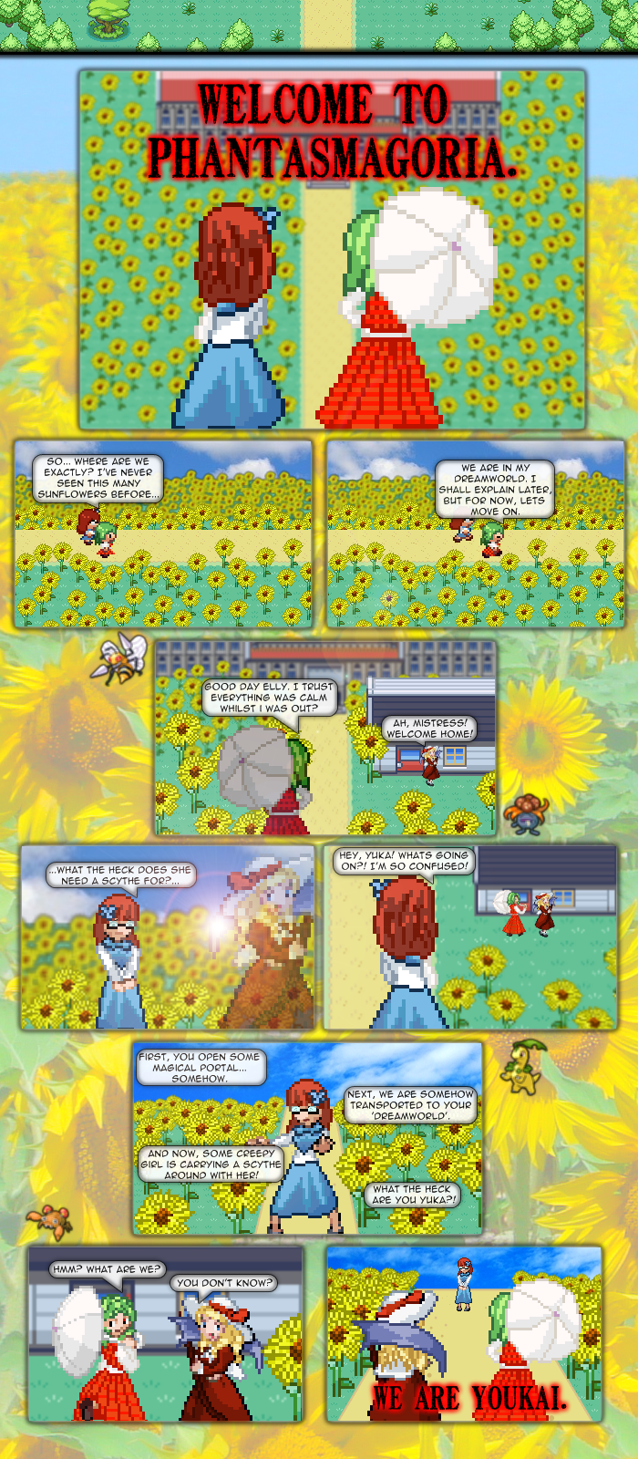 Chapter 2 : Sunflowers. Everywhere. D: