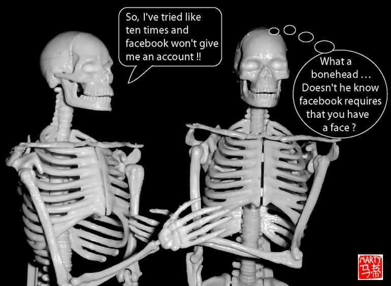 Boneheads...  literally